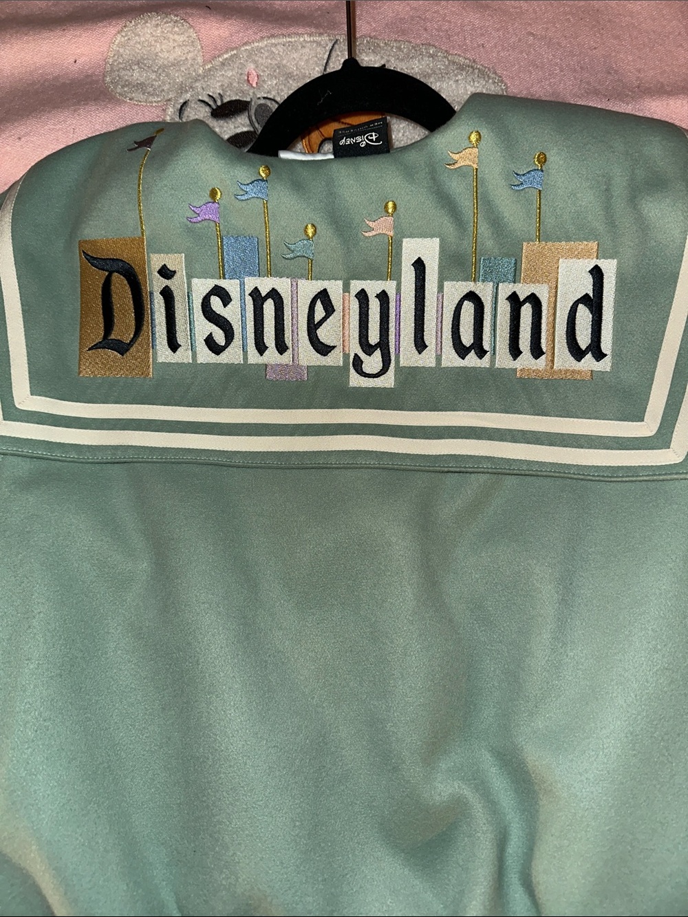 Disney x Her Universe Mint Green & White Marquee Varsity Jacket - adult - Picture 8 of 8